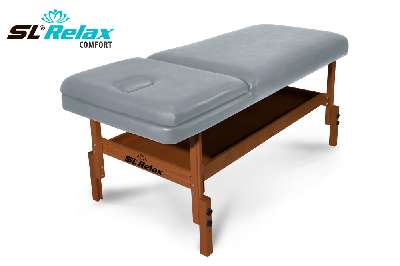 Массажный стол Relax Comfort серая кожа (№4)