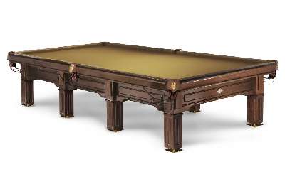 Чемпион-Клаб III СБ 10 ясень шпон/сосна (РП, №7, Manchester 45 Yellow green ш1,98м, Скат обрезин, Тиснение серебро)