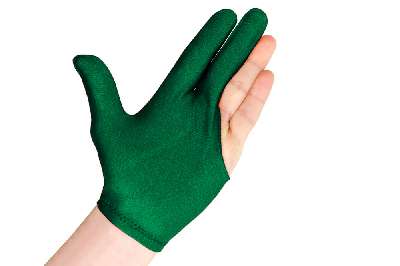 Перчатка бильярдная Feudor green dark женская