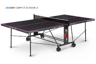 Стол теннисный Compact-2 LX Всепогодный Black