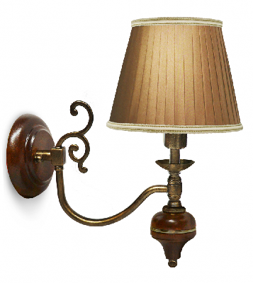 Бра Венеция (№4,плафоны синие,фурнитура золото)