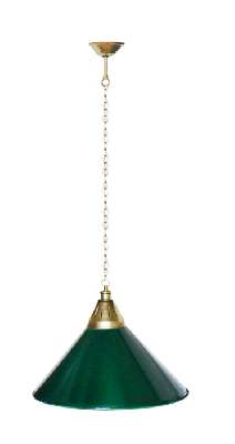 Лампа STARTBILLIARDS 1 пл. металл (плафоны зеленые матовые)