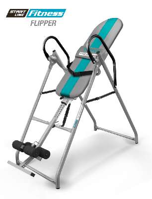 Инверсионный стол FLIPPER серо-бирюзовый с подушкой