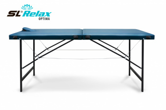 Массажный стол Relax optima синяя кожа