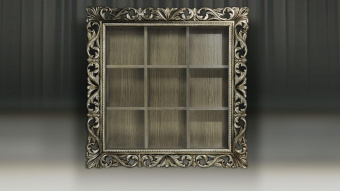 Модуль для книг навесной 1234х1234 (Патина)