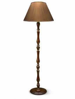 Торшер Президент (№3,плафоны красные,фурнитура золото)