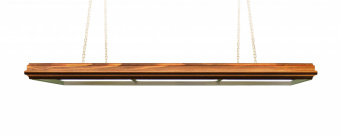 Лампа Evolution 3 секции ясень (ширина 600) (wood, фурнитура хром)