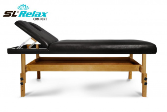 Массажный стол Relax Comfort черная кожа (№6)