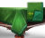 Чехол для б/стола 10-3 (зеленый с зеленой бахромой, без логотипа)