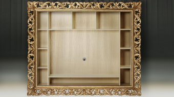 Модуль для книг и TV 1834 х1534 (Глейс)