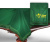 Чехол для б/стола 12-2 (зеленый с зеленой бахромой, без логотипа)