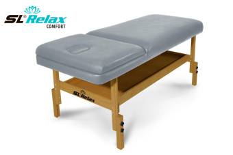 Массажный стол Relax Comfort серая кожа (№4)