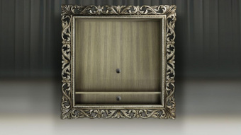 Модуль для TV 1234 х1234 с полкой (Патина)