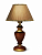 Лампа настольная Император Люкс (№1,плафоны синие,фурнитура золото)