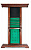 Киевница кремлевская КР ясень (№ 3, Манчестер 60 yellow green ш1,95)