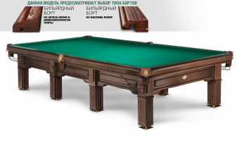 Чемпион-Клаб III СБ 10 ясень шпон/сосна (РП, №3, Manchester 45 Yellow green ш1,98м, Скат обрезин, Тиснение золото)