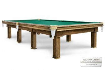 Сибирь СБ 7 ЛДСП (РП, Grey, ЛДСП_22, Сукно "Euro Pro 50" ш1.98м Yellow green, Х/б сетка)